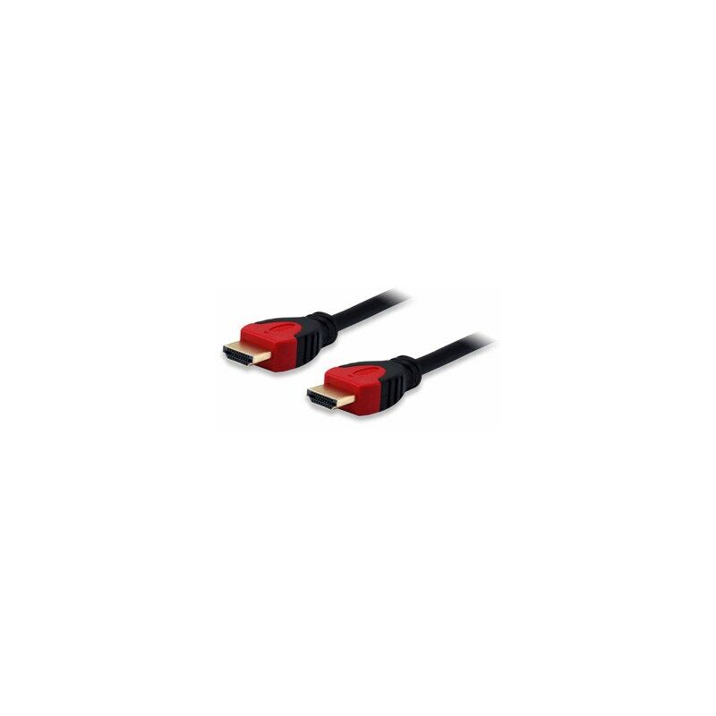 Cable Equip V2.0 3mts 3.0m 3 tipo negro rojo 1.4 machomacho alta calidad 3m 3.00m etherneteq119343