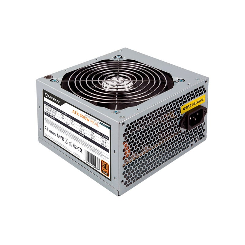 Fuente De Alimentación Unykach Atx 52500 500W 80+ Bronze Apf