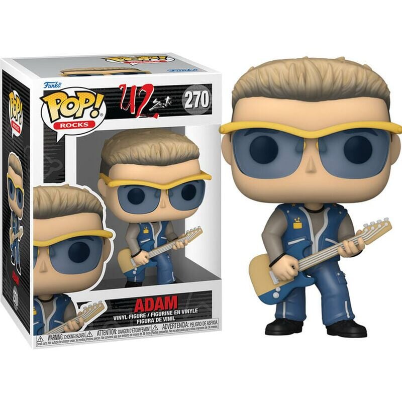 Figura Funko Pop rocks u2 zootv adam vinilo multicolor