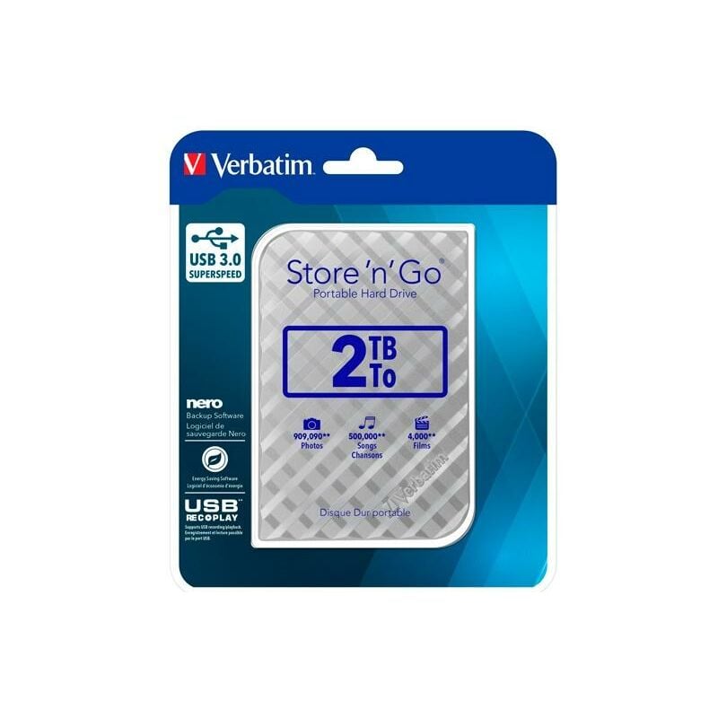 Verbatim Disco Duro Portátil Store 'N' Go 2Tb Hdd 2.5 Usb 3