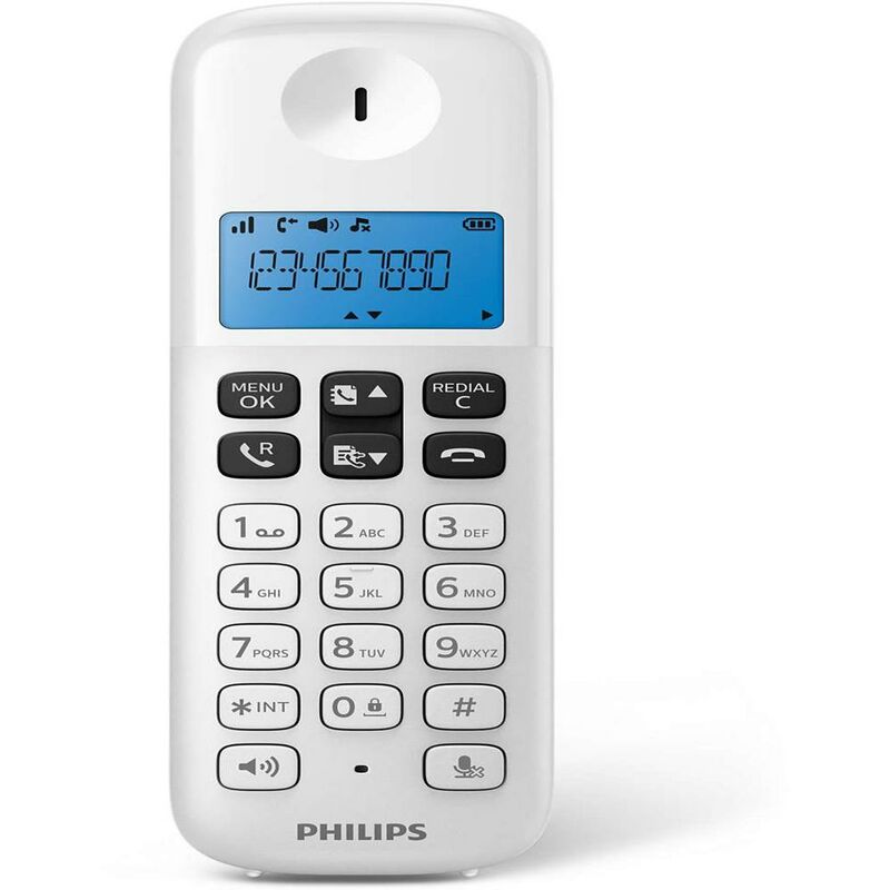 Philips D1611W/34 Teléfono Inalámbrico Blanco