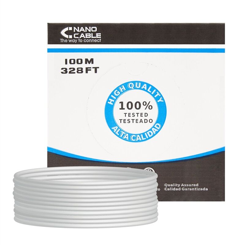 Bobina De Cable Rj45 Utp Nanocable 10.20.0302-Flex Cat.5E/ 1