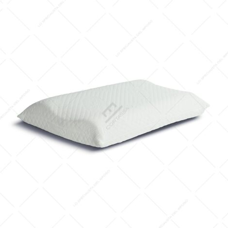 Cuscino Memory Foam Kasanova No Stress - Guanciale Ergonomico Con Massaggio Rilassante 70x40 Cm - Foto 2