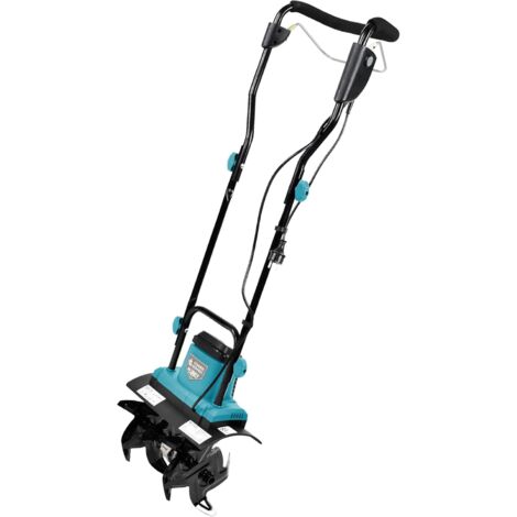 Könner & Söhnen KS 1000T E - Piqueta eléctrica de Metal (36 cm de Ancho de Trabajo, hasta 22 cm de Profundidad, 1000 W, 230 V, 8 kg, fresadora de jardín para parcelas de Patio, Flores y Jardines) (1/5)