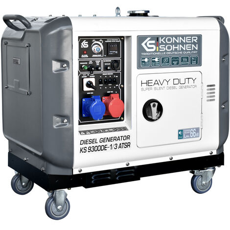 K&S 7,5 KW Diesel KS9300DE-1/3 ATSR (Euro V) Generador