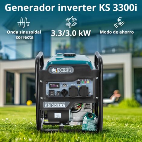 KS 3300i Generador de energía Inverter Generador de energía de emergencia Generador 3300W