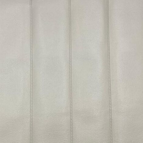 TENDAGGIMANIA® Ecopelle nautica trapuntata 6 CM per cuscineria barca - Tessuto nautico con imbottitura in ovatta - vendita al metro lineare - Colore: BEIGE