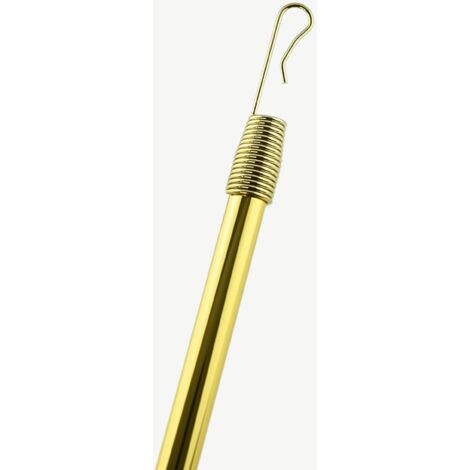 TENDAGGIMANIA Tiratenda per Tende da interno - Materiale: Alluminio - Diametro 11 mm - Lunghezza 125 cm - Ideale per lo Scorrimento della Tenda - Ideale per aiutare lo scorrimento della tenda - Colore