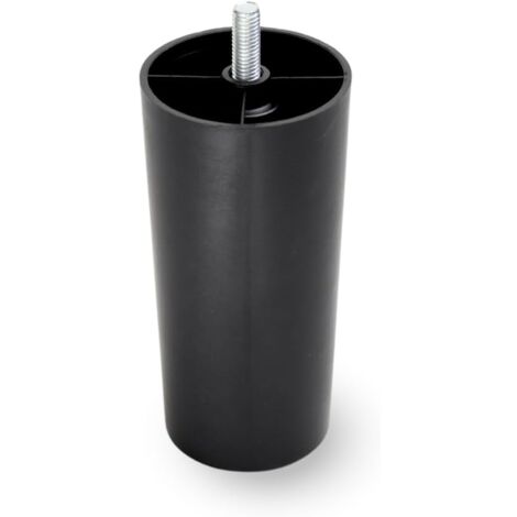 TENDAGGIMANIA Piedini per Mobili, Divani, Poltrone e Pouf- in Plastica- 1 Piedino Altezza 15 cm