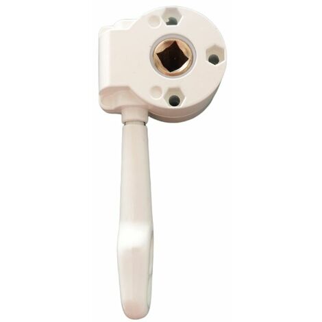 TENDAGGIMANIA Argano per Tende da Sole - Colore Bianco, Grigio, Marrone, Avorio - Rapporto 1:11-Colore Avorio
