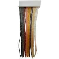 TENDAGGIMANIA Tenda antimosche in PVC - Modello Glitter Fitto, colore binario: bianco - Tenda per Porte e finestre Esterne (L.80 CM X H.240 CM, Grigio)