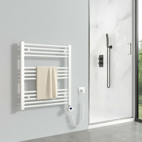3 soportes de radiador de repuesto para toallero, montaje en pared con  calefacción, color blanco, espaciado ajustable, apto para radiadores de baño  rectos o curvos : : Bricolaje y herramientas