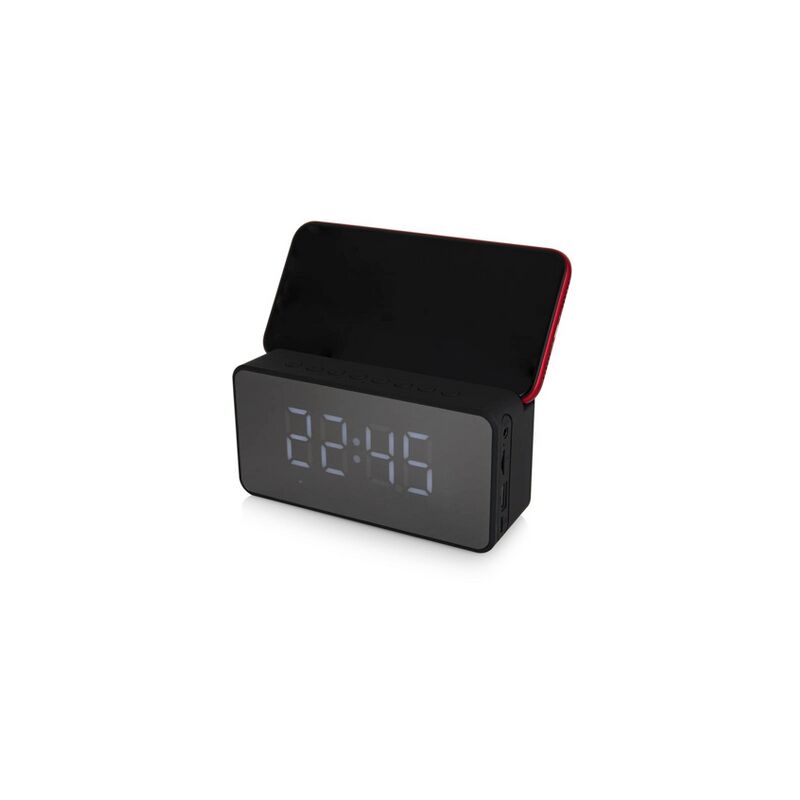 Akai Alarm Clock Bluetooth Speaker Black