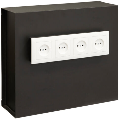 ARREGUI Socket Steckdosentresor, getarnter Safe, versteckter Tresor, Wandtresor, Steckdose 35 x 40 x 13 cm, 15L (23000W-S2)
