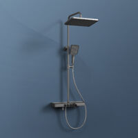 Selected Système De Douche Mural à 3 Fonctions Avec Douche à Main, Pomme De Douche Combinée Et