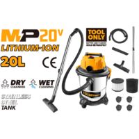 BATTERIE-SAUGER UND FLUSSIGKEITEN 20V SERIE MP20V 20LT TOLSEN