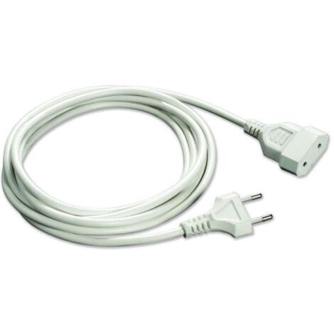 RALLONGE 3 mt- 10A-3x0,75 BLANC