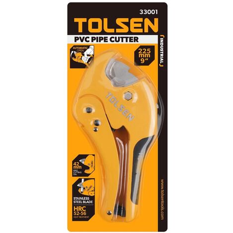 S R Coupe-tube avec 2 lames, Cisaille à tuyaux en plastique et PVC