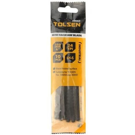 JEU DE 10 LAMES DE SCIE A' PUCK 150MM TOLSEN