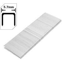 Agrafes arc pour cloueur 30 mm – Lot de 5000 pièces – Superficie zincata – Pour bois dur et teck – Tolsen