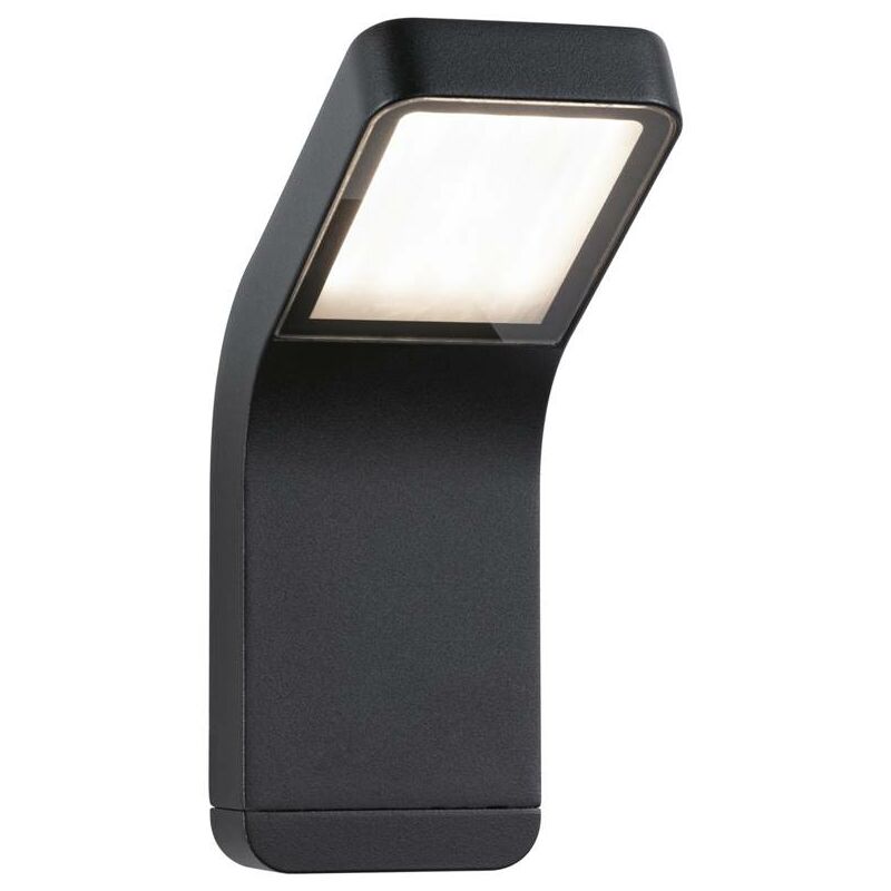 Applique murale solaire détecteur de mouvement 520Lm noir LED blanc neutre  4000K IP65 exterieur