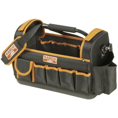 Bahco 3100TB Open Top Tool 16"" Tote Bag Toolbag Waterproof Base Soft Storage