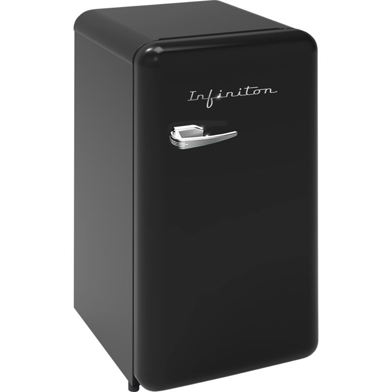 Frigorífico Infiniton FG-V159 - 90 litros, Vintage, Negro