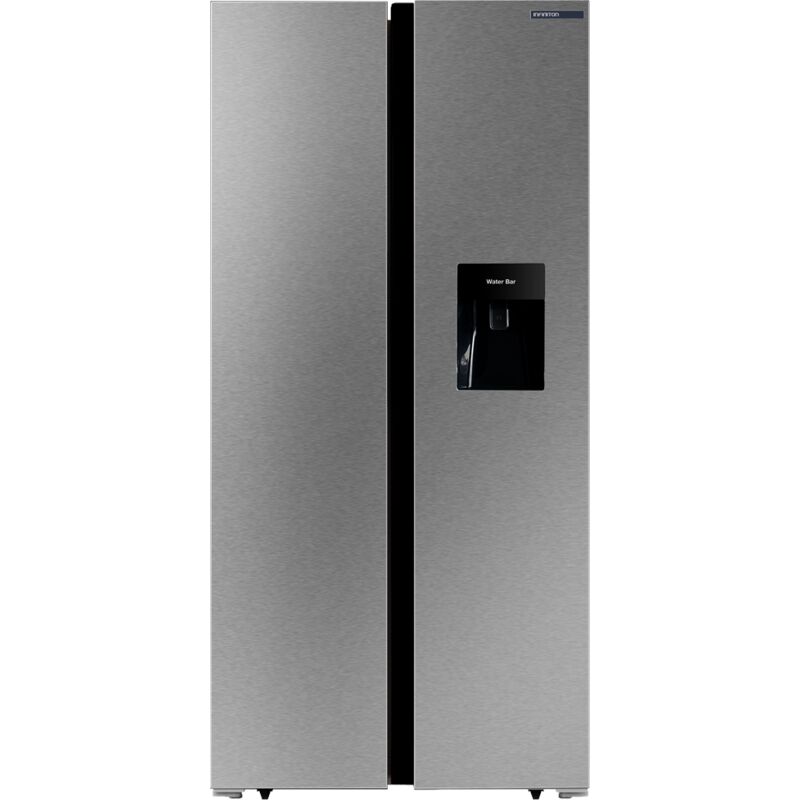 Frigorífico Americano Side By Side Infiniton SBS-442IXD - Inox , 1,78m, 432 litros,No Frost, Dispensador de Agua, A+/ F