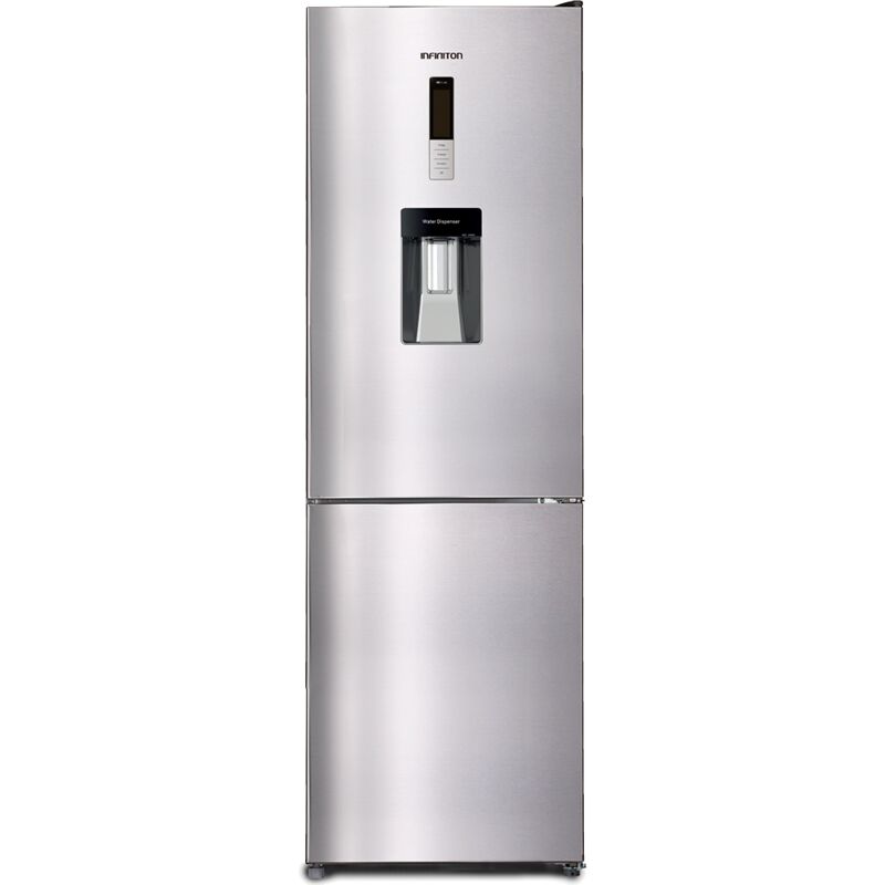 Frigorífico Combi Infiniton FGC-347AX - Inox, Dispensador de agua, 315 litros, No Frost Total