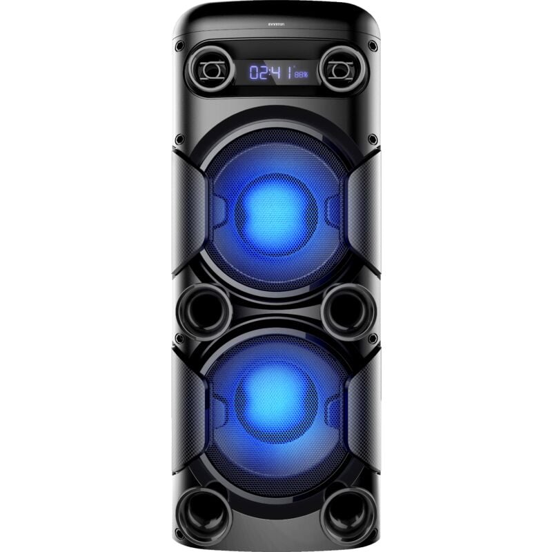 Altavoz Torre Infiniton K-180 Negro 180W, Bluetooth, USB, Entrada de micrófono (x2)