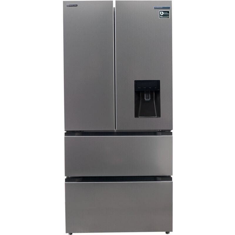 Frigorífico Americano-Frances Infiniton FRD-83IX - Inox, 183 cm, 506 litros, A++/E