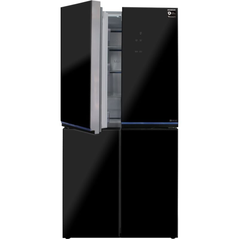 Americano Infiniton Amcb496bc nft inverter ice maker display 431l 091319 no frost negro crossdoor puertas cristal 431 litros total combi alto 185cm freshzone led clase