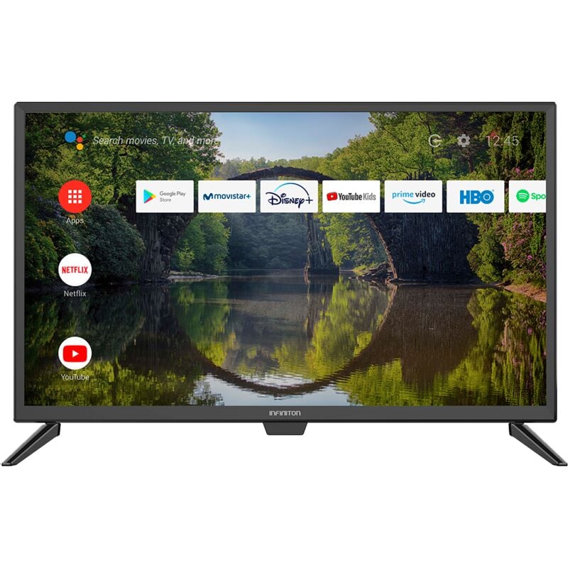 TV LED 24" Infiniton INTV-24AF490 - Negro,Android TV, HD Ready, TDT2, USB, 400Hz