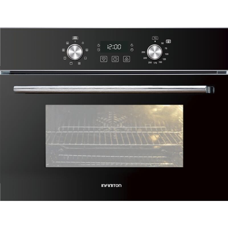 Mini Horno Multifuncion Infiniton 40ECD6, Negro, 40L, 2750 W, Doble acristalamiento, A