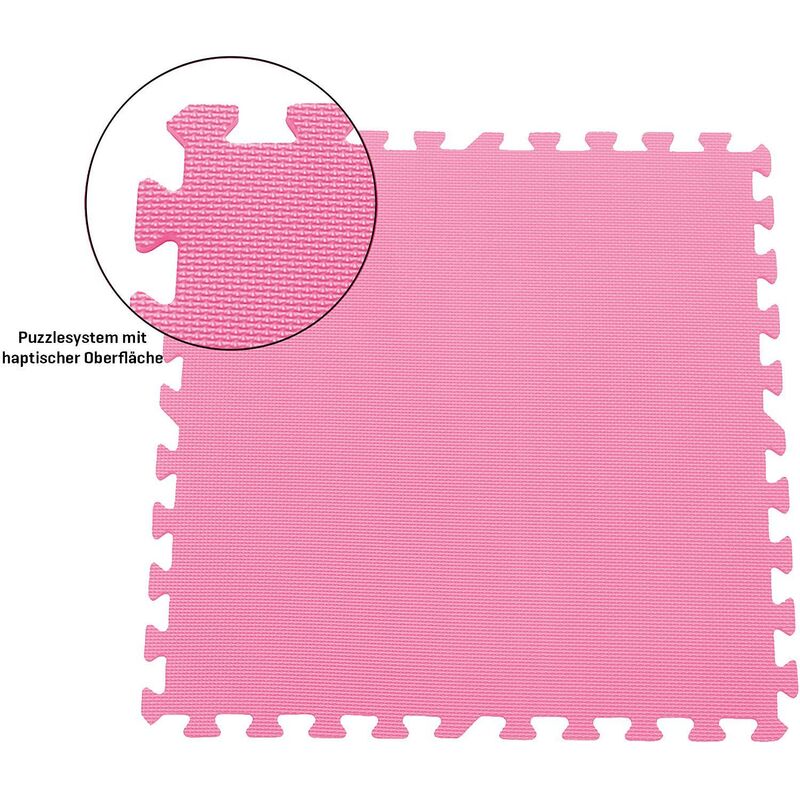 Sporttrend 24® 4 Schutzmatten ohne Randstücke Set Pink 60x60x1cm 1