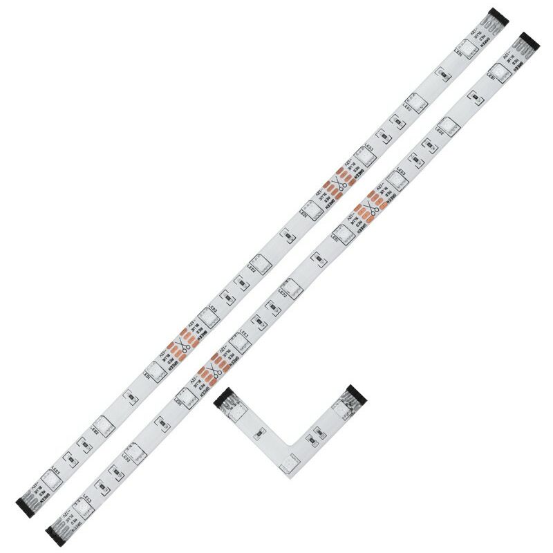 80CM STRIP LED STRISCIA LED 3528 12V USO INTERNO ALTA LUMINOSITA' 120 LED/MT