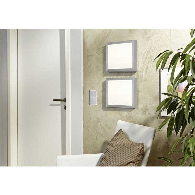 Applique Cornice Quadrata Oro Led CCT Luce Indiretta Selezionabile