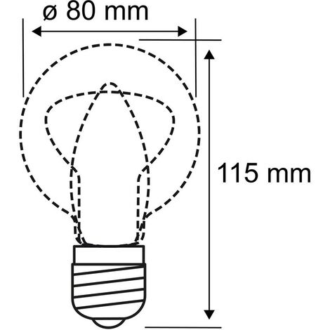 Incandescenza riflettore lampada R80 40W 230V E27 infrarossi 829,77