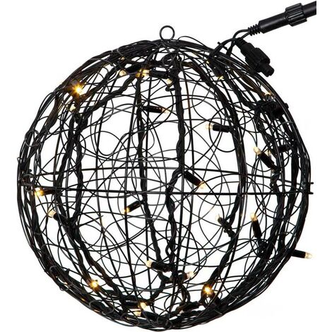 Sistema a sfera di decorazione della nava a reparto LED LED 30x0.062W Black  in acciaio