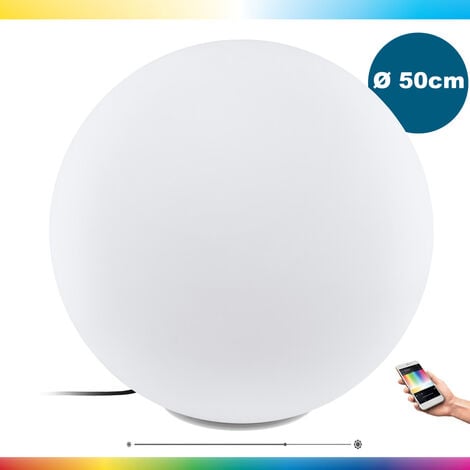 Lampada da terra a LED Collegare Monterolo-C bianco Ø50cm IP65