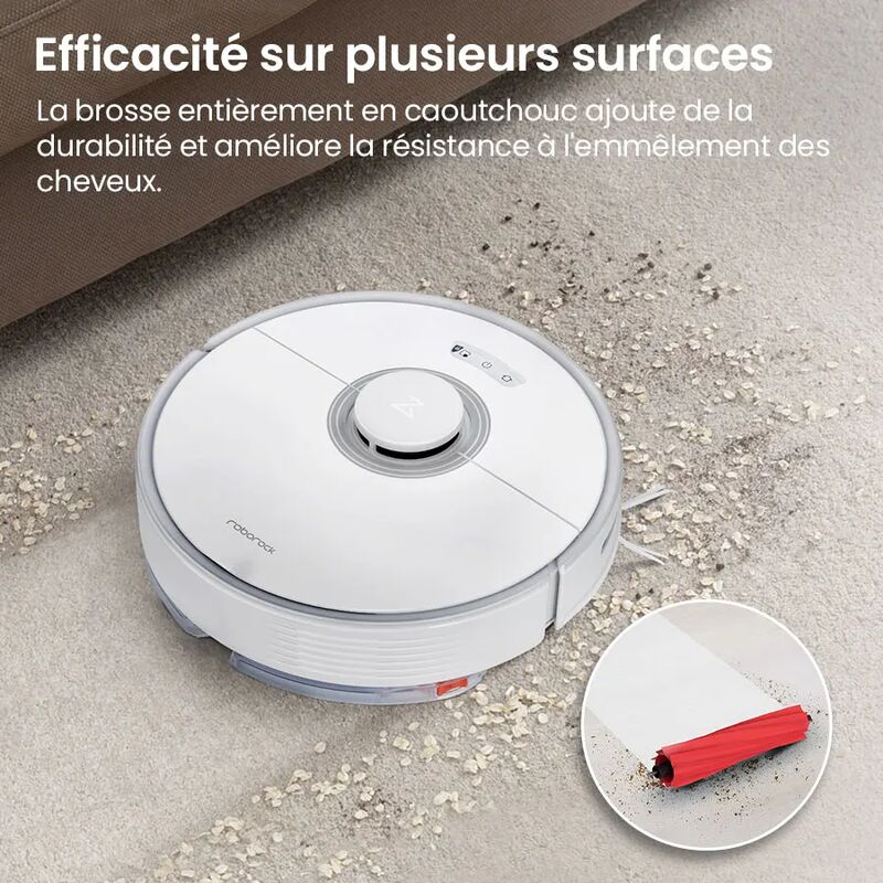 Roborock Q7 Max Plus Aspirateur Robot Laveur avec Station, 4200 Pa,3H  AUTONOMIE , Navigation LIDAR - Alger