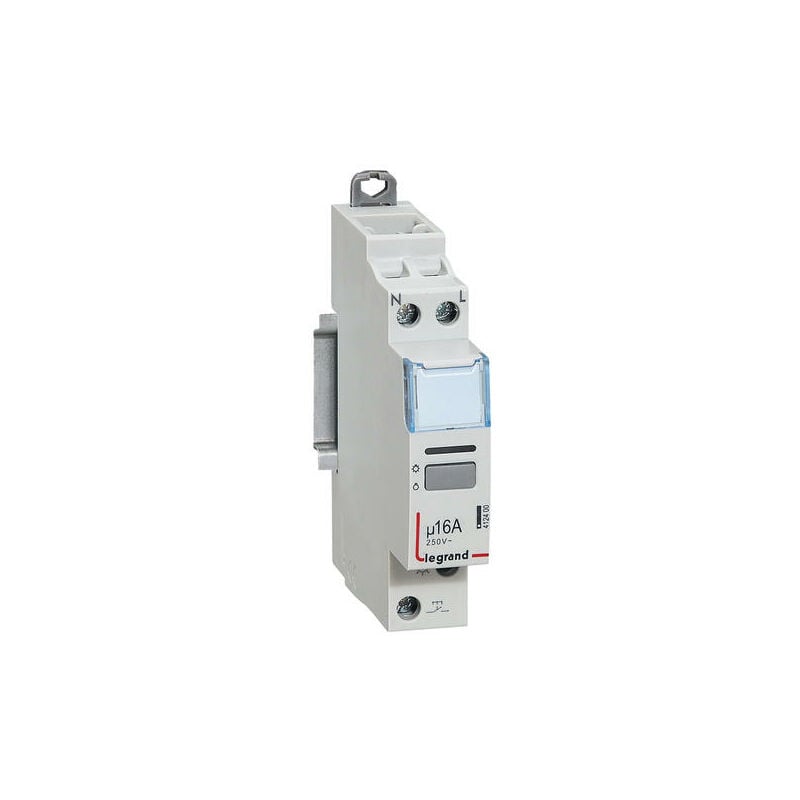 Télérupteur CX³ silencieux avec bornes à vis 1P 16A 250V contact 1F - tension commande 230V - 1 module