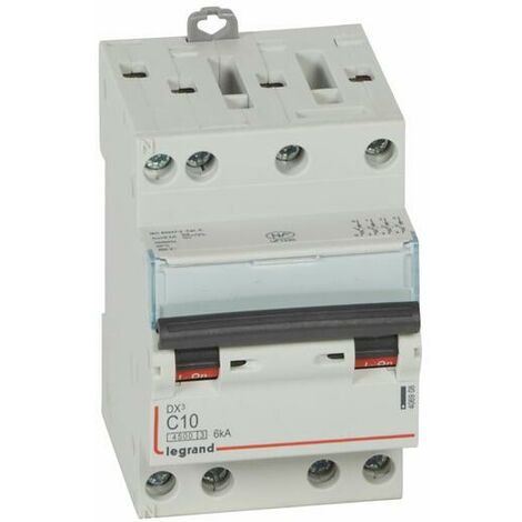 LEGRAND DNX3 DISJONCTEUR TÉTRAPOLAIRE 10A COURBE C 6KA 400V - 406908