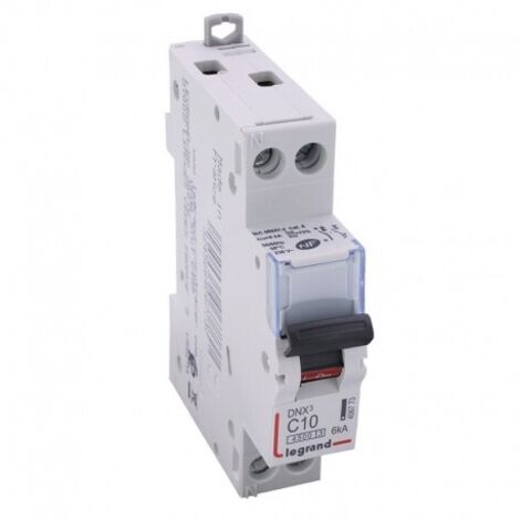 Lot de 10 Disjoncteurs DNX 10A - Uni+N -230V- À Vis (406773)