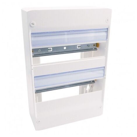 Legrand – Coffret électrique nu 401212 – 2 rangées x 13 modules – Indice de protection IP30 – Auto-extinguibilité 750 °C - 13Modules