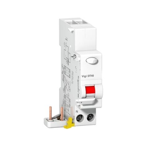 Acti9 DT40 Vigi A9N21456 si - bloc différentiel 1P+N 40A 30mA instantané type A 230Vca (1/3)