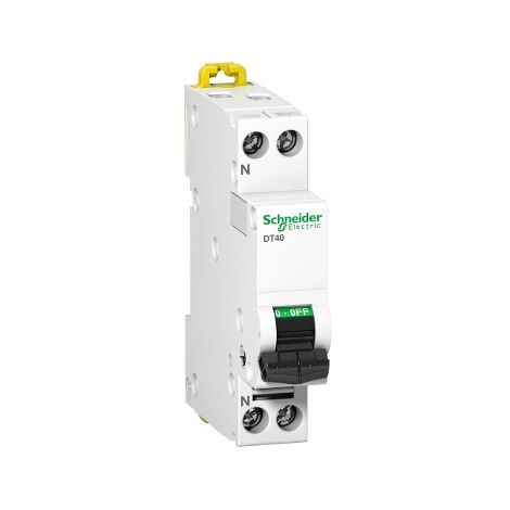 Acti9 DT40 A9N21370 disjoncteur - 1P+N - 40A - courbe C
