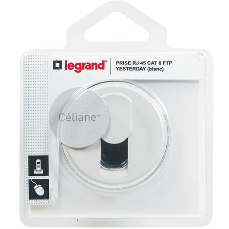 Celiane Prise RJ45 blanche complète