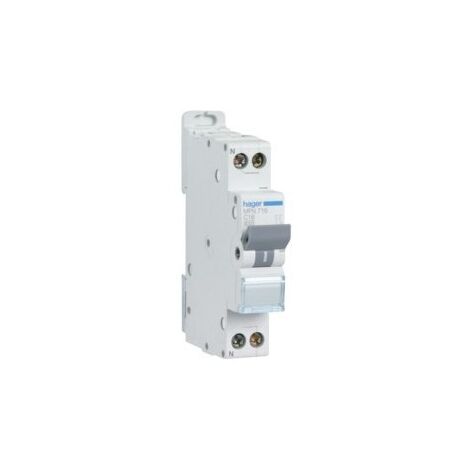 Hager – Disjoncteur unipolaire 32A – Courbe C – 3kA – Raccordement à vis – Pour installations électriques domestiques