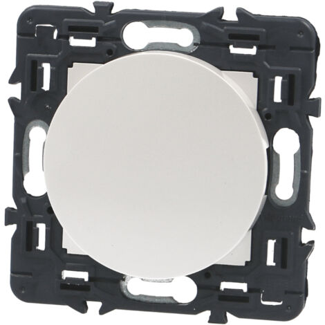 Legrand – Obturateur blanc encastré ou saillie – Fixation par vis – Plaque de finition compatible – Pour montage esthétique